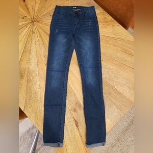 Girls 14 Hudson Skinny Blue Jeans